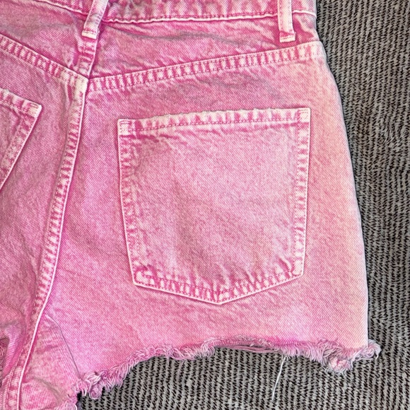 Zara Bright Pink Jean Shorts - Picture 8 of 10